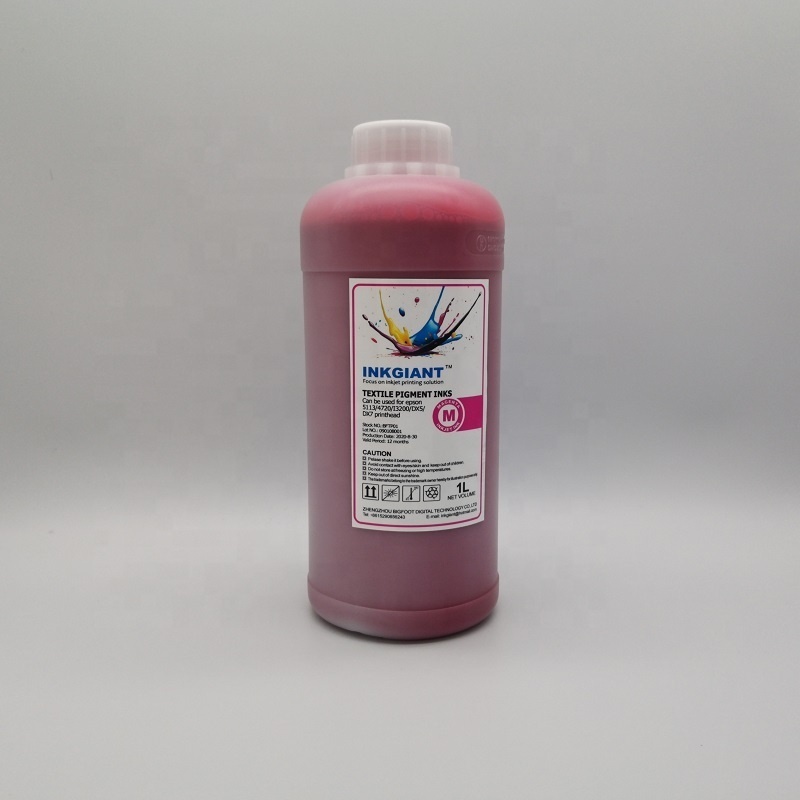 Factory supply INKGIANT inkjet ink for canvas bag/T-shirt textile printing ink