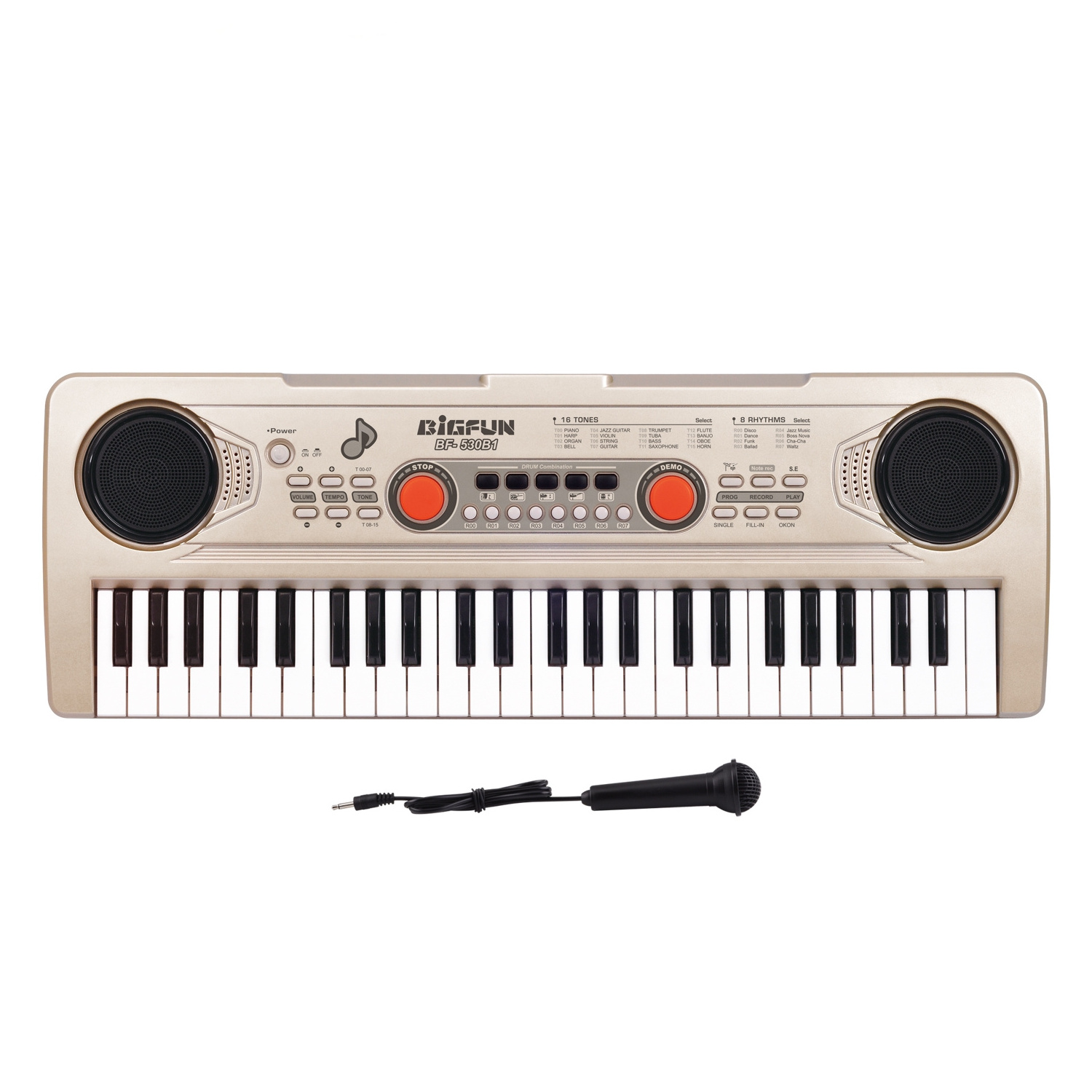 BF-530B1 2023 New toy piano 49 keys keyboard instrument electronic organ portable musical toy keyboard for kids