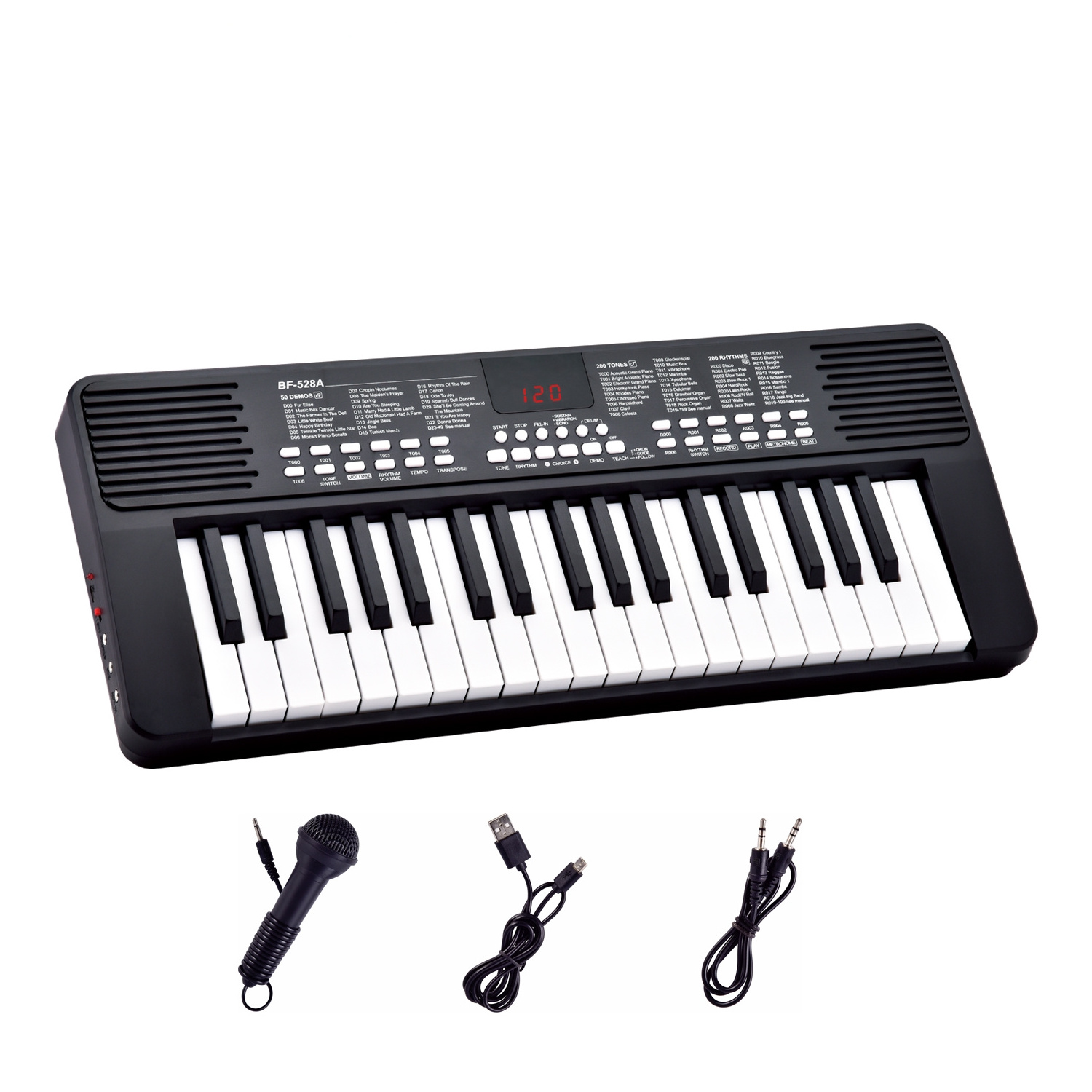 BF-528A Hot Selling Musical Piano Keyboard for Kids 37 Keys