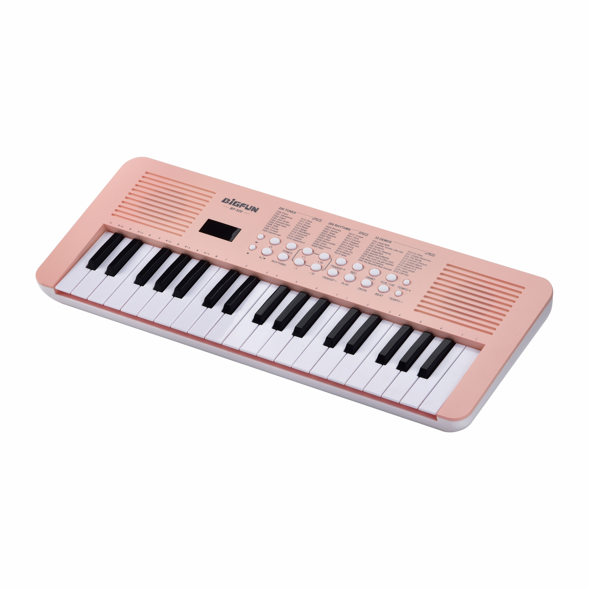 BIGFUN Keyboard Piano for Kid 37 Keys Music Piano with Microphone Portable Musical Toy Electronic Piano Birthday Gifts for Girls