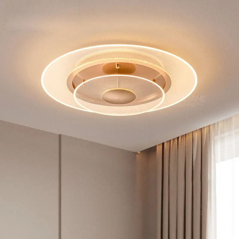 Modern Living Room Indoor Dining Crystal Brushed Nickel Best Selling Products Acrylic Ceiling Light Led Light For Room