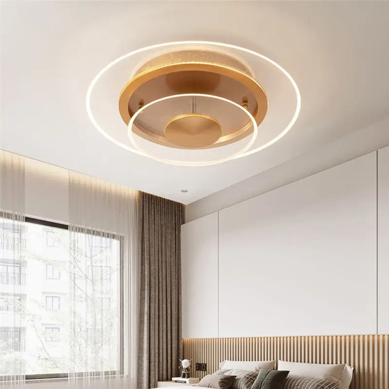 Modern Living Room Indoor Dining Crystal Brushed Nickel Best Selling Products Acrylic Ceiling Light Led Light For Room