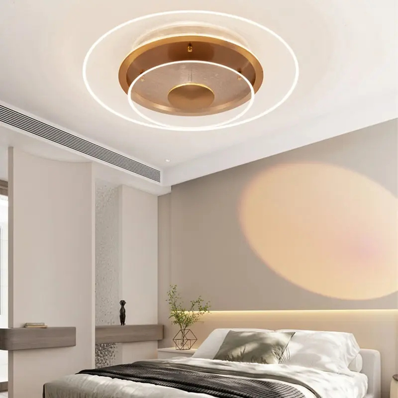 Modern Living Room Indoor Dining Crystal Brushed Nickel Best Selling Products Acrylic Ceiling Light Led Light For Room