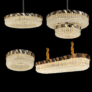 Led Light For Room Crystal Chandelier Pendant Light For Dining Table Large Hotel Chandelier Design Chandelier