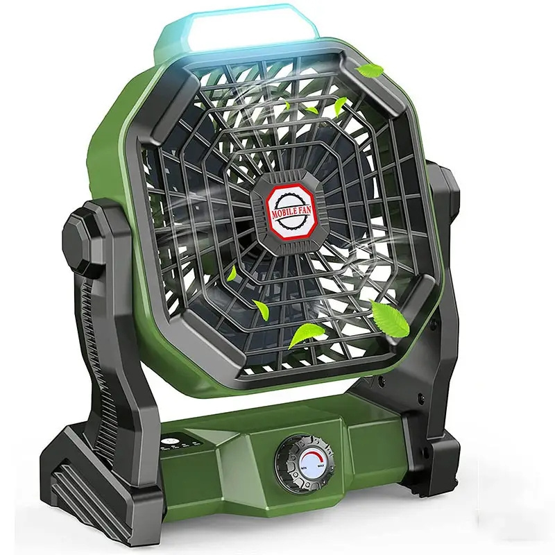 3 In 1 Portable Rechargeable Chargeing Outdoor Ventiladores Camp Camping Fan With Led Light Lantern Camping Light Outdoor Fan