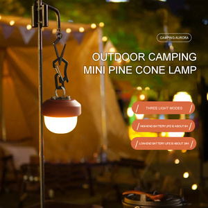 New Portable Rechargeable Long Battery Life Pinecone Waterproof Small LED Camping Light For Outdoor