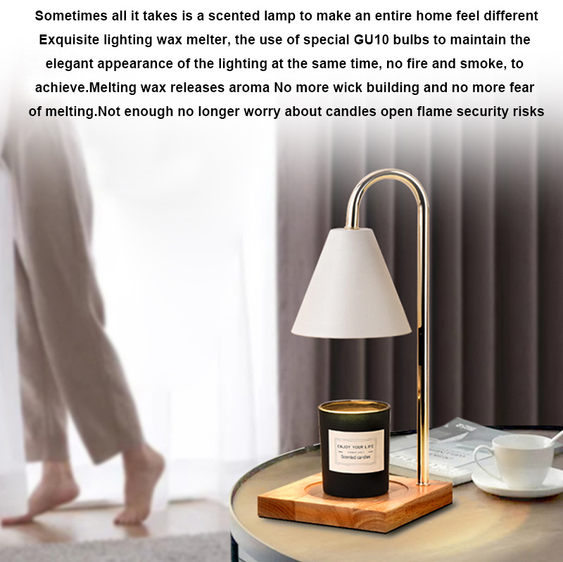 Minimalist Adjustable Candle Warmer Lamp With Timer Candle Warmer Lamp Led Table Lamp Light