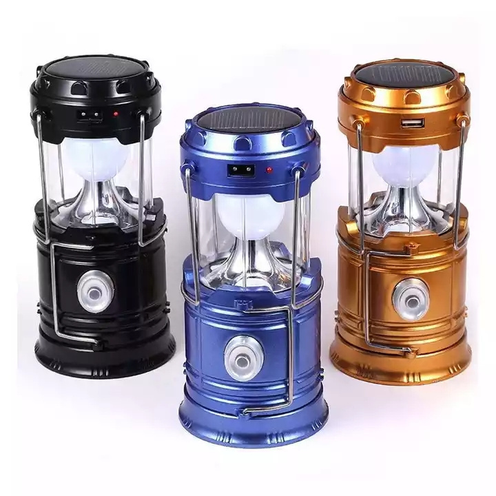 Multifunctional Emergency Ultra Portable Rechargeable Camping Light Bulb Outdoor Solar Camping Lamp