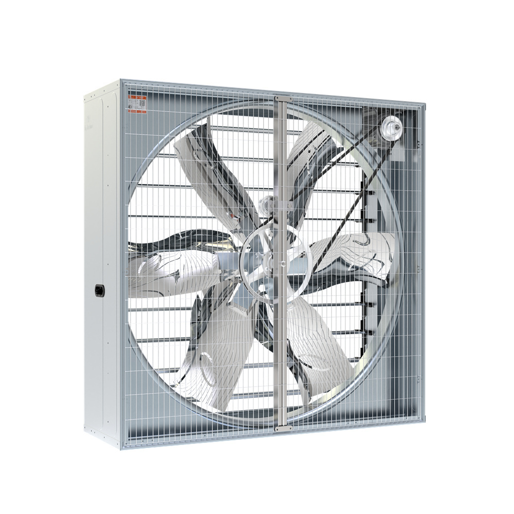 Professional Manufacture 1.1kw 50 Inches Ventilation Big Exhaust Box Fan For Poultry House