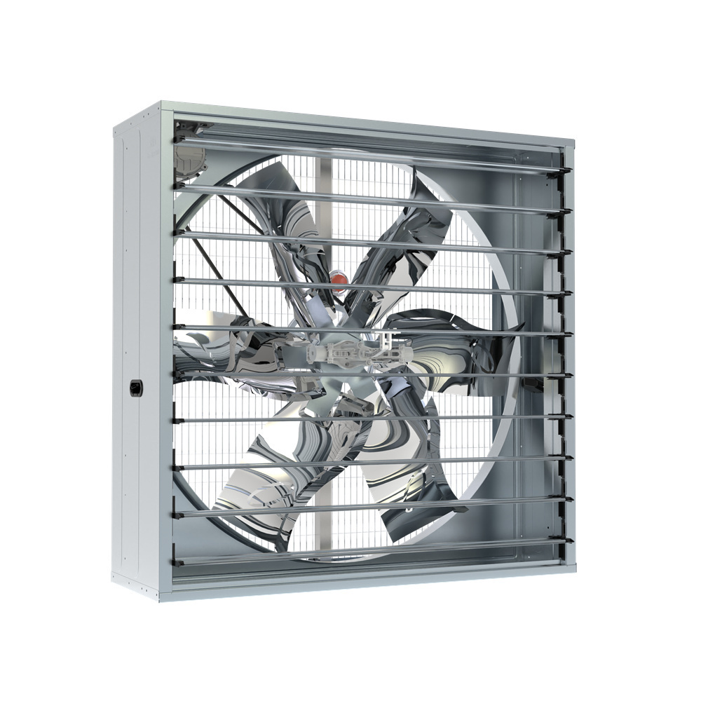 Professional Manufacture 1.1kw 50 Inches Ventilation Big Exhaust Box Fan For Poultry House