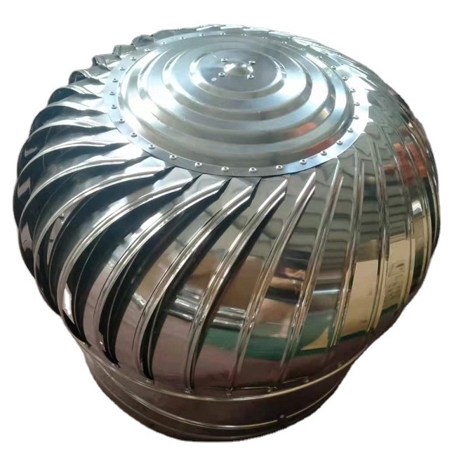 Stainless Steel Turbine ventilators made in China, roof fans without power ball