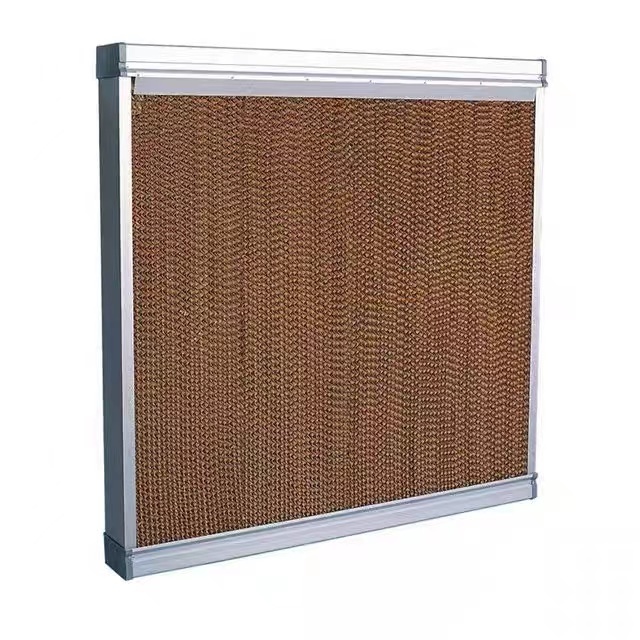 Customized cheap price 5090 6090 7090 auto evaporative air cooler brown cooling pad