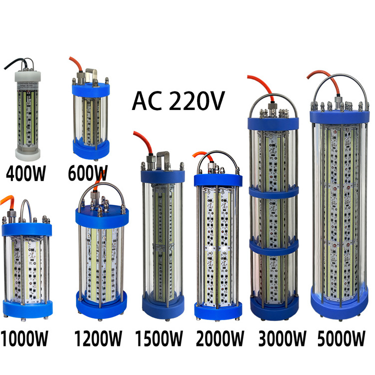 500W 200 W 220V Bulb Outdoor Large Swordfish Lamp Water Deep Drop Item Led Underwater Light For Fishing Equipment