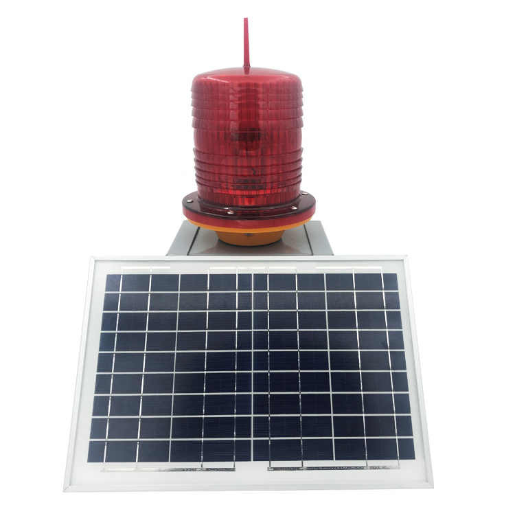 Emergency Light Aero Plane Red Color Lamp Telecom Tower Signaling Solar Obstruction Aircraft Warning Lights For High Building