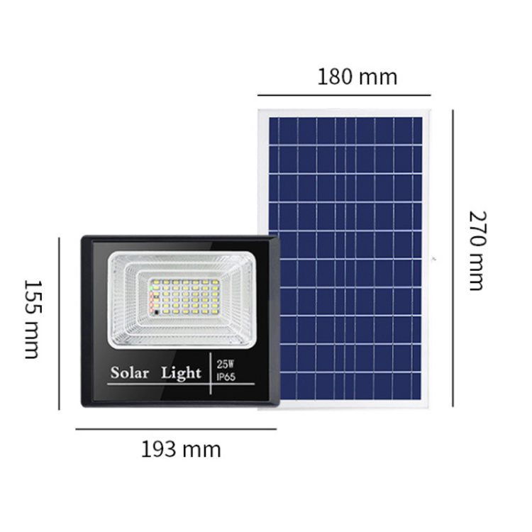 High Brightness Outdoor Light Led Reflector Focos Lampara 200 Watt 500W 200W Panel Recargable Exterior Solar Flood Lights