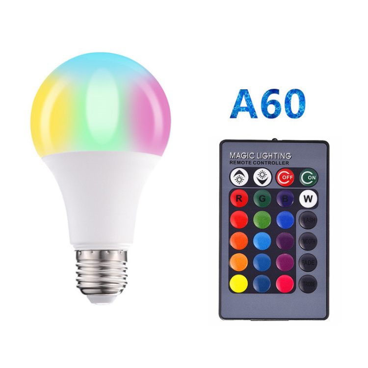 Led 3W 9W 12W 15W Plastic Mold Light Prong Multi Colour App Control Dmx Wifi Smart B22 E27 Gu10 E14 G9 Rgb Bulb With Ir Remote