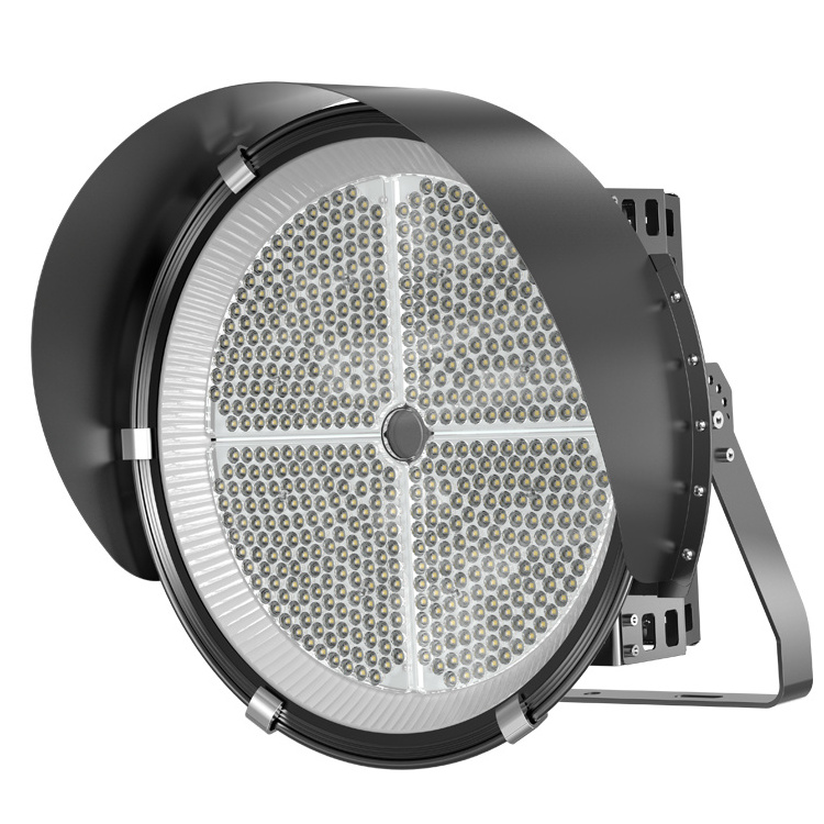 Good Quality 600W 500W Ip65 Waterproof Motion Sensor Electric Outdoor Round Led Flood Lights For Gasoline Station