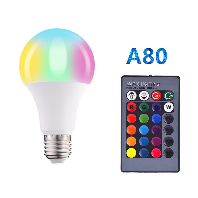 Security Bulb 12W 9W 5W 10W 15W 20W Wifi Colorful Variable Remote Control Intelligent E27 Led Rgb Bulbs For Indoor Light