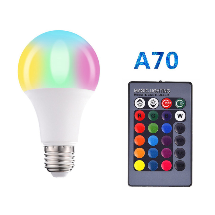 Security Bulb 12W 9W 5W 10W 15W 20W Wifi Colorful Variable Remote Control Intelligent E27 Led Rgb Bulbs For Indoor Light