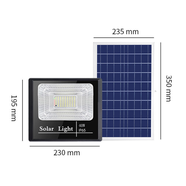 Super Bright 100W 150 Watts Waterproof Security Aluminum Outdoor Solar Powered Rechargeable Flood Light With Battery