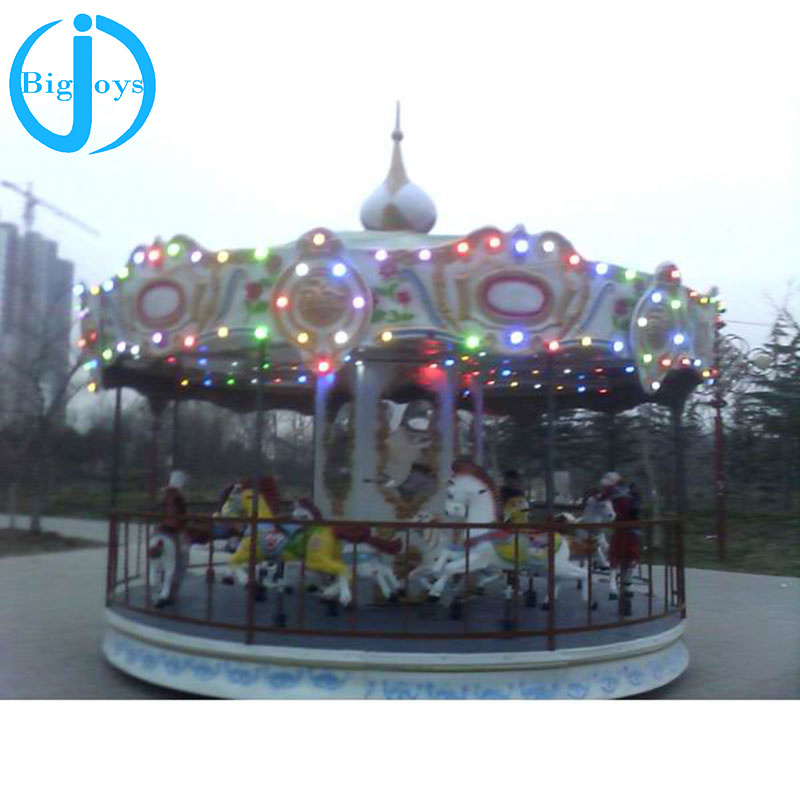 Hot sale carousel horse ride amusement used playground merry go round for sale