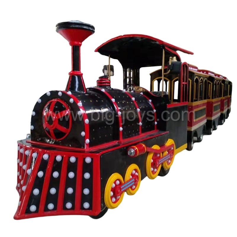 Amusement Park Mini Express Kids Ride Tourist  Indoor Electric Trackless Train Price For Sale