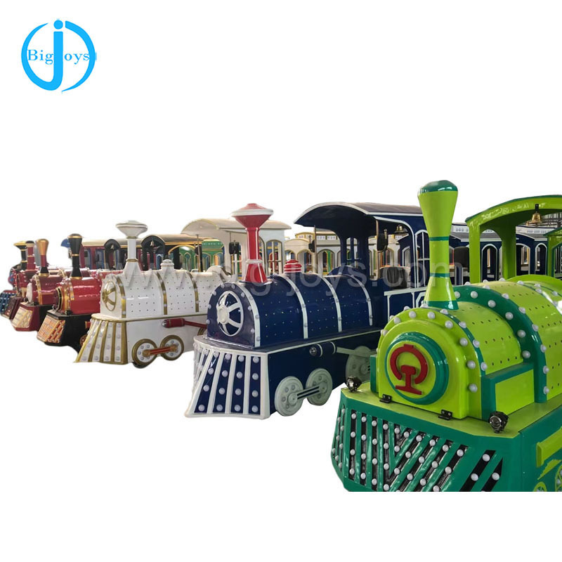 Amusement Park Mini Express Kids Ride Tourist  Indoor Electric Trackless Train Price For Sale