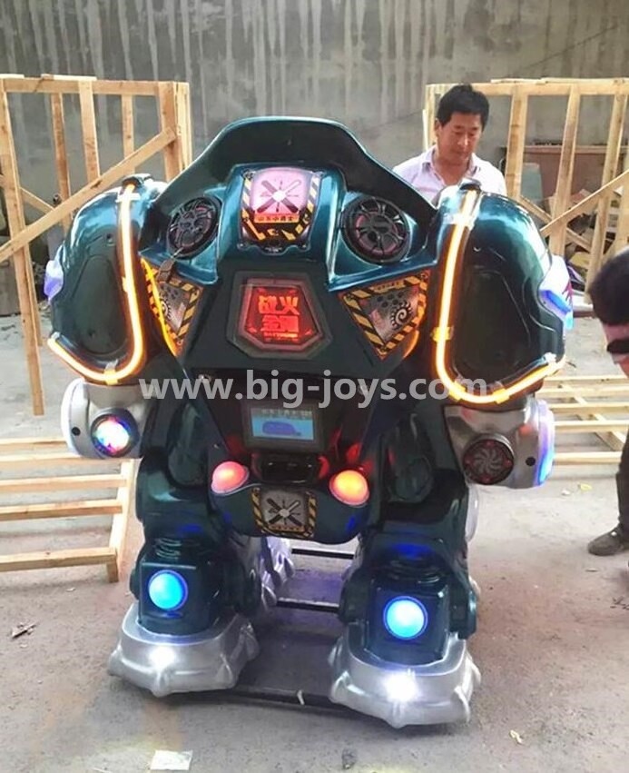 Shopping mall walking robot rides, luxury electric walking robot for sale