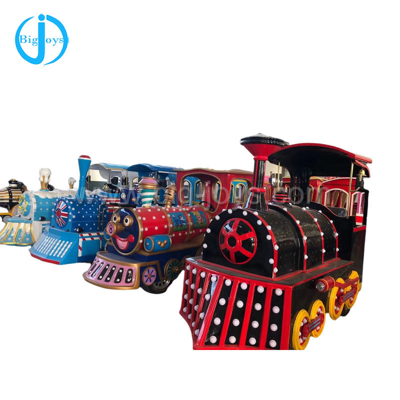 Amusement Park Mini Express Kids Ride Tourist  Indoor Electric Trackless Train Price For Sale