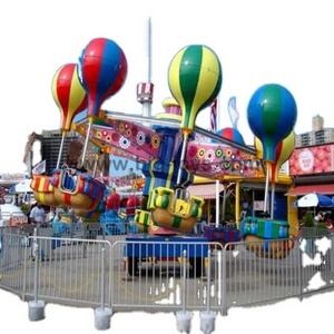 Mobile amusement park rides attractive samba balloon with trailer