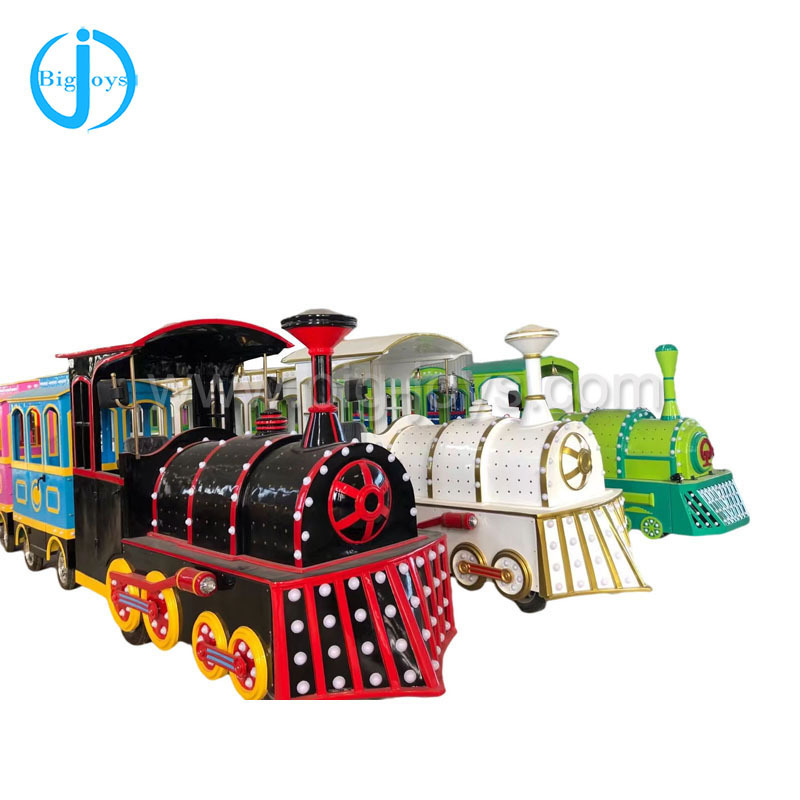 Amusement Park Mini Express Kids Ride Tourist  Indoor Electric Trackless Train Price For Sale