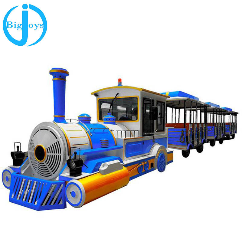 Attraction tourist diesel or electric road train adult rides train set amusement kids diesel or electric trains for sale