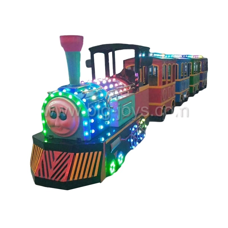 tourist attraction family ride trackless train kiddie ride for sale