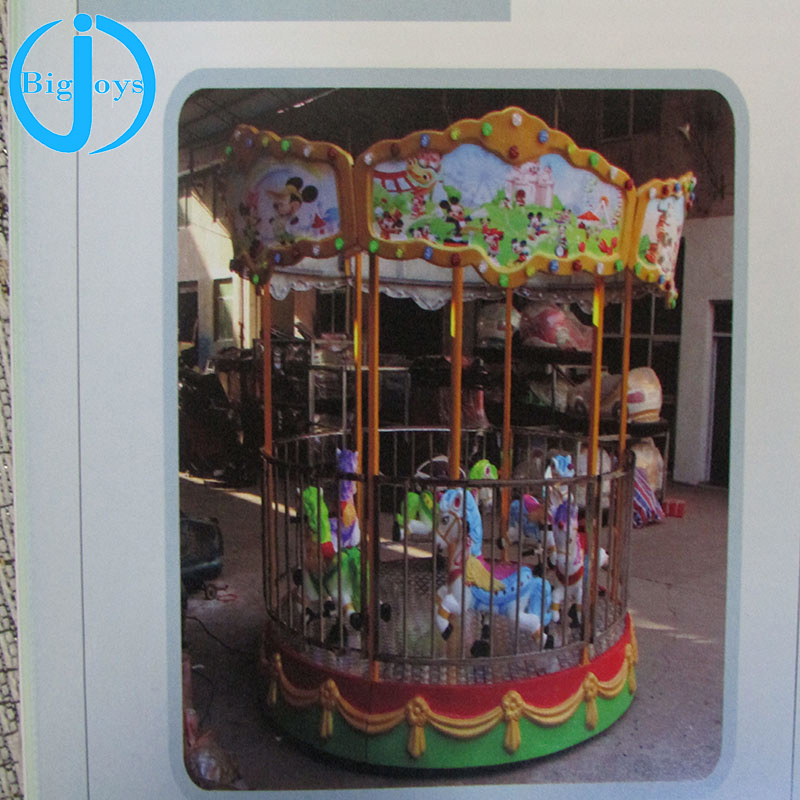 Hot sale carousel horse ride amusement used playground merry go round for sale