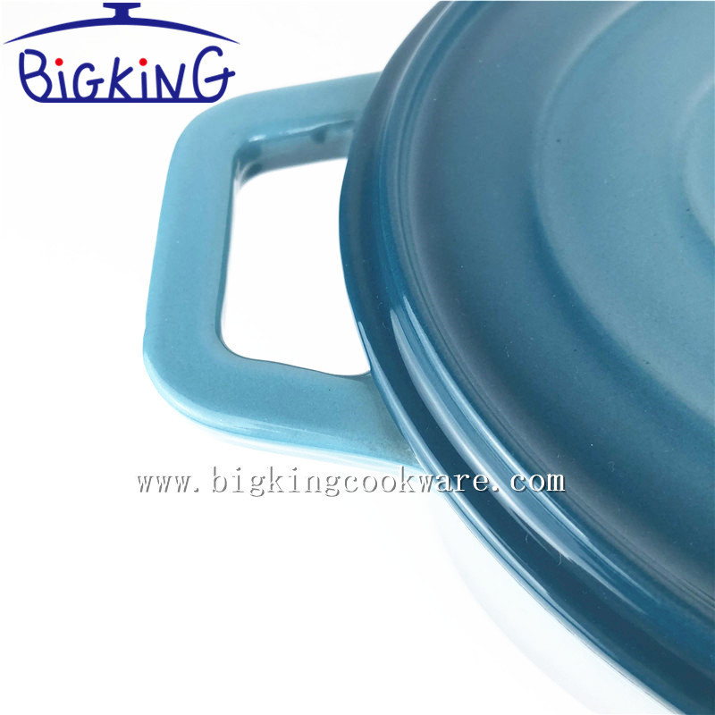 China Wholesale 29cm Oval Dutch Oven Enamel Cast Iron Casserole 2021 NEW DESIGN