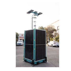 Dimmable Function Work Site Self Work Cube Solar Light Tower for Hire