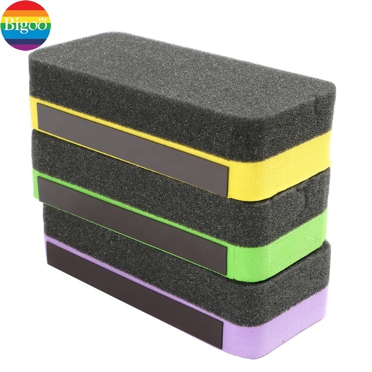 Big EVA whiteboard dry erasers magnetic customized magic sponge eraser for office, school and promotion