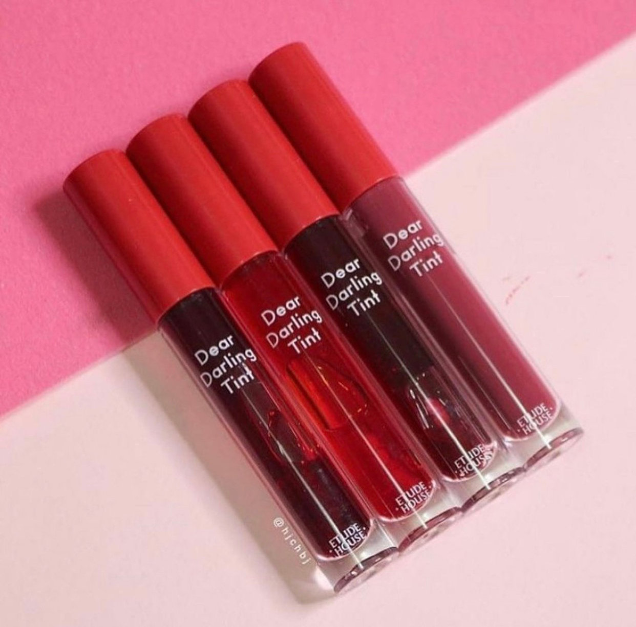 lipstick lip balm lip gloss Etude House Dear Darling Water Gel Tint Make Up Korean Beauty