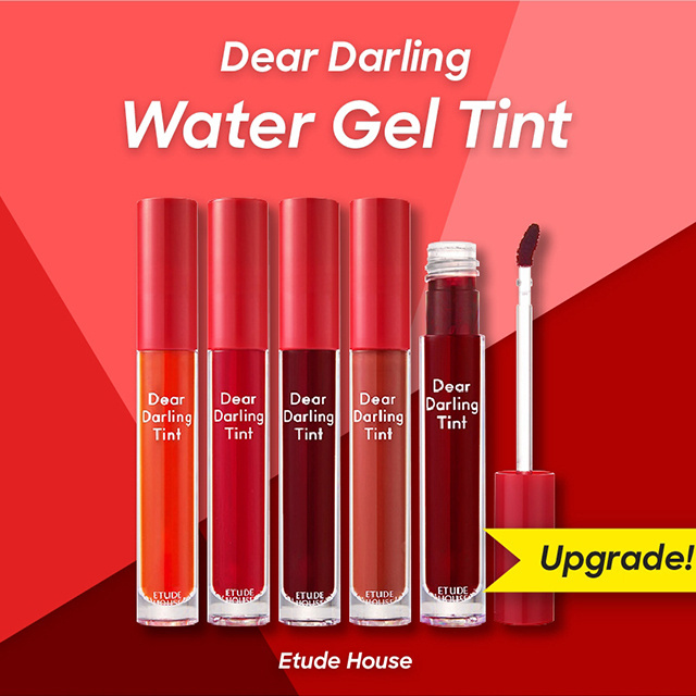 lipstick lip balm lip gloss Etude House Dear Darling Water Gel Tint Make Up Korean Beauty