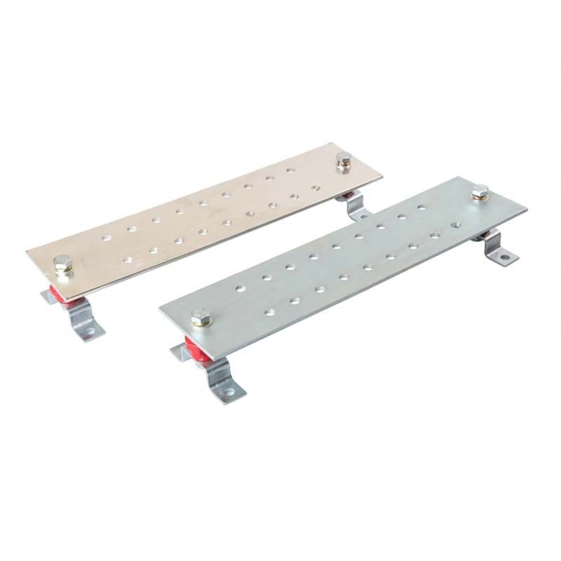 Custom copper grounding busbar for earthing Solid Copper Electrical Bus Bar 200A-1000A BUSBAR