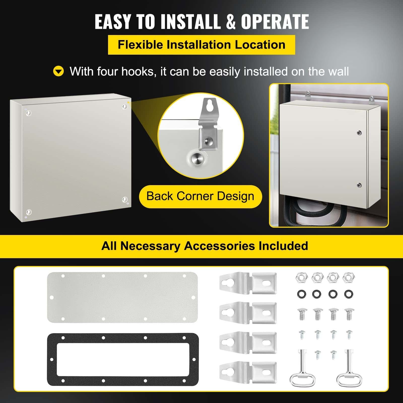 Custom meter box metal electric enclosure metal electrical powder coating distribution box