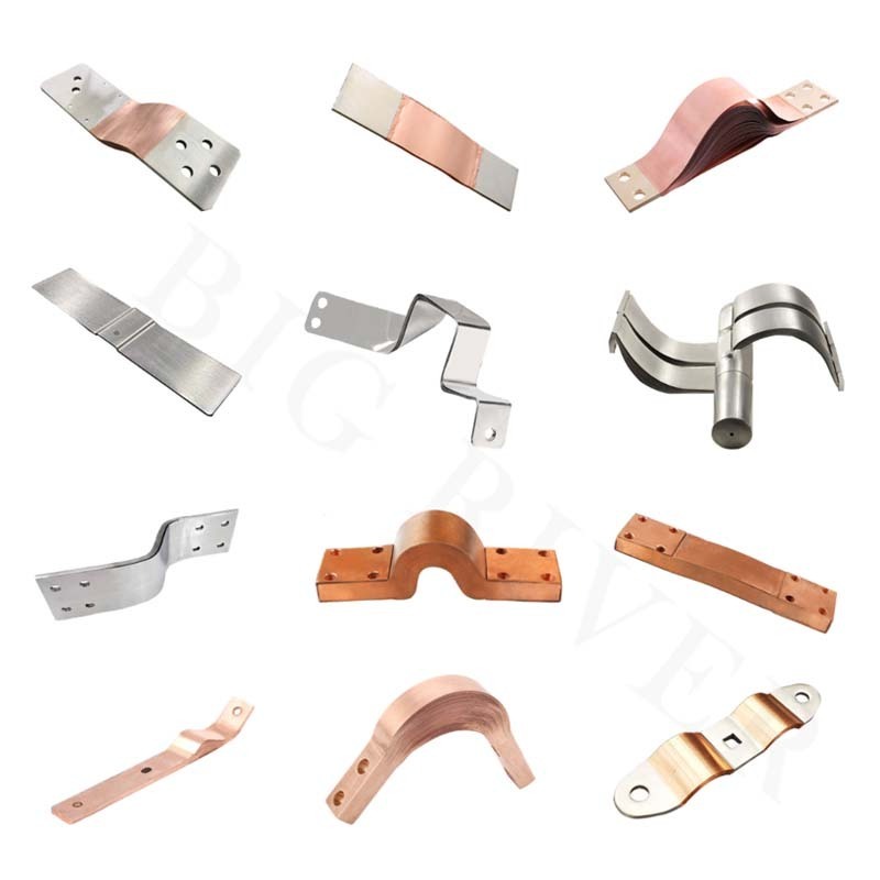 Custom copper busbar series Flexible black orange bus bar Hard busbars Copper Foil  busbar rock-bottom price