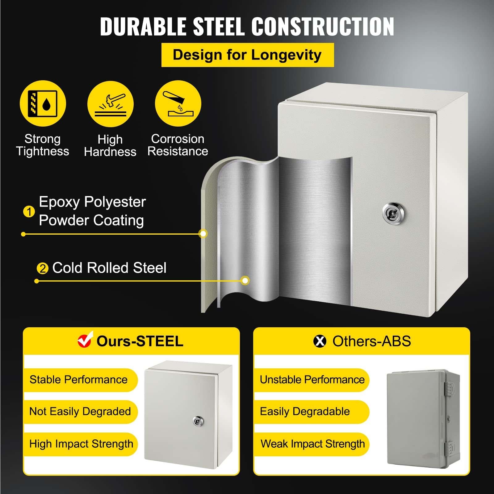 Electrical Enclosure custom size Outdoor Electrical Box ip66 metal enclosure Waterproof & Dustproof