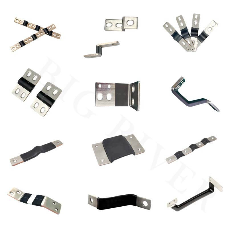 Custom copper busbar series Flexible black orange bus bar Hard busbars Copper Foil  busbar rock-bottom price