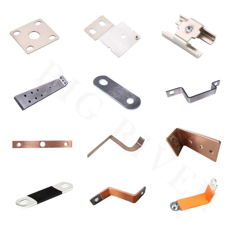 Custom copper busbar series Flexible black orange bus bar Hard busbars Copper Foil  busbar rock-bottom price