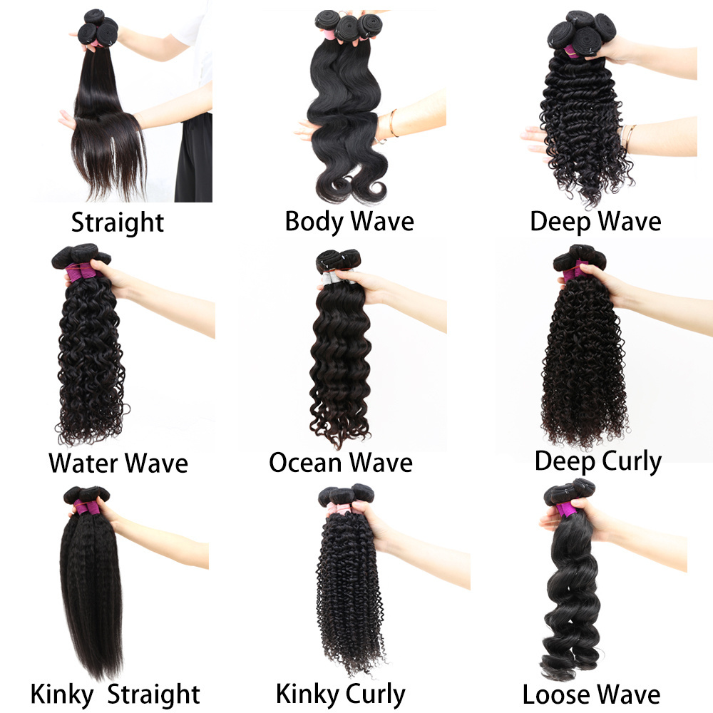 100% Human Hair Weft Extension #1b Remy Curly Hair Cuticle Aligned Weaving Cambodian Deep Curly Bundles Hair For Black Women