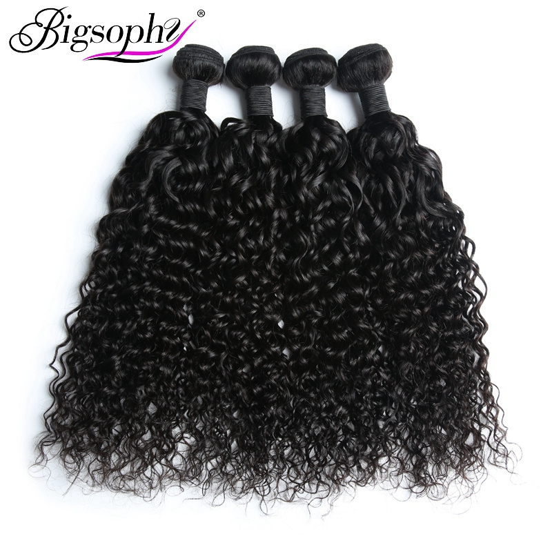 100% Human Hair Weft Extension #1b Remy Curly Hair Cuticle Aligned Weaving Cambodian Deep Curly Bundles Hair For Black Women