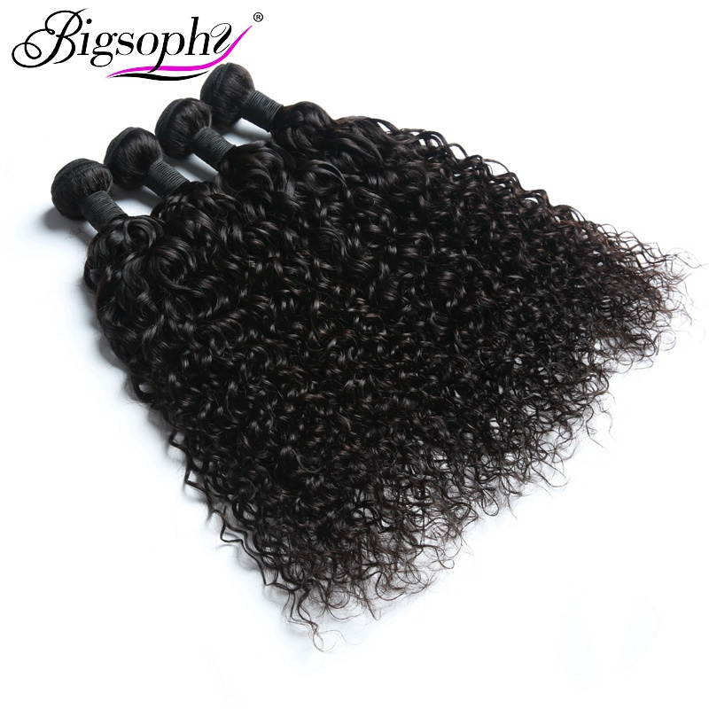 100% Human Hair Weft Extension #1b Remy Curly Hair Cuticle Aligned Weaving Cambodian Deep Curly Bundles Hair For Black Women