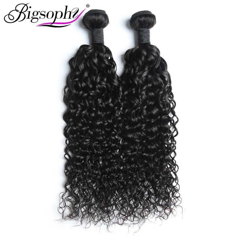 100% Human Hair Weft Extension #1b Remy Curly Hair Cuticle Aligned Weaving Cambodian Deep Curly Bundles Hair For Black Women