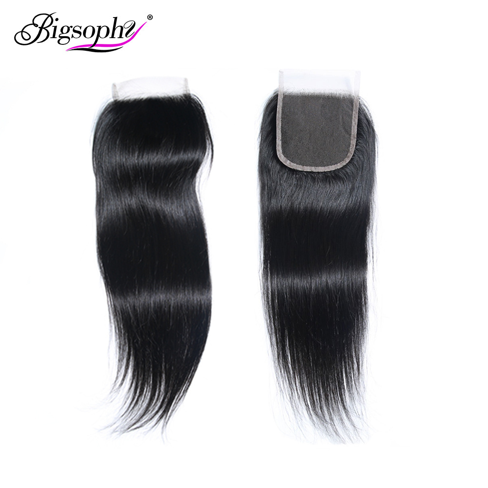 Cheap Hot Sale Brazilian #N Human Hair Piece Lace Closure 4*4 Straight Hd Lace Closure For Women Transparent Lace Closure Hair